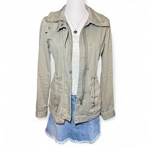 Y2K Bella Swan Twilight Core H&M Khaki Green Utility Jacket